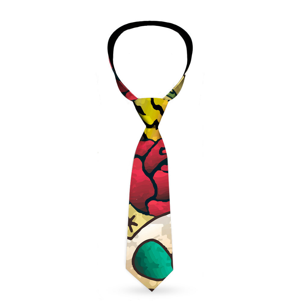 Buckle-Down Necktie - Death Before Dishonor Tan Neckties Buckle-Down   