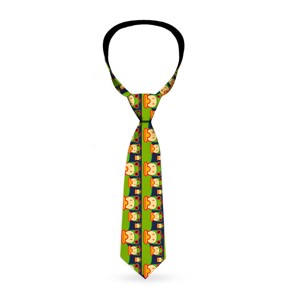 Buckle-Down Necktie - Duck w/Frog Hat Neckties Buckle-Down   