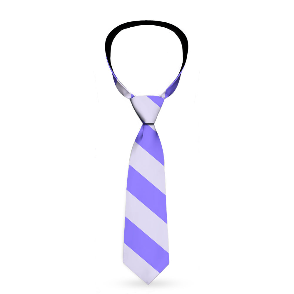 Buckle-Down Necktie - Diagonal Stripes Pastel Blues Neckties Buckle-Down   