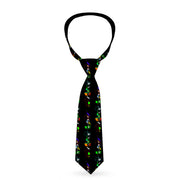 Buckle-Down Necktie - Eighties Arcade Black Neckties Buckle-Down   