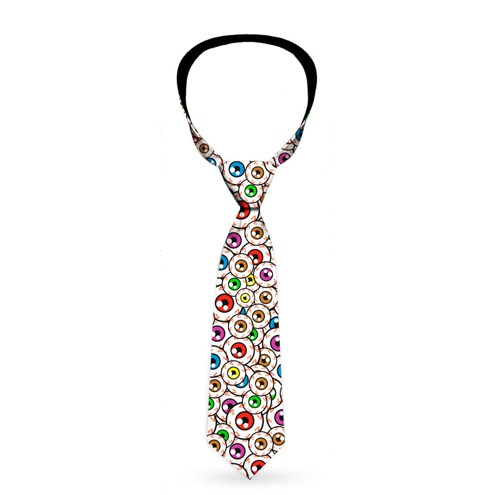Buckle-Down Necktie - Eyeballs Stacked Neckties Buckle-Down   