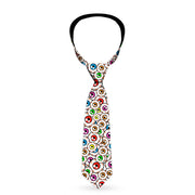 Buckle-Down Necktie - Eyeballs Stacked Neckties Buckle-Down   
