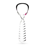 Buckle-Down Necktie - Fish Tail Fuchsia/Black/White Neckties Buckle-Down   