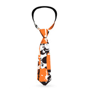 Buckle-Down Necktie - Grunge Bricks Orange Neckties Buckle-Down   
