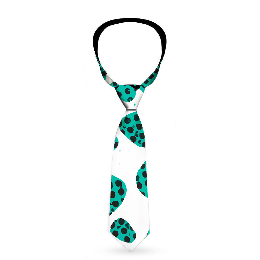 Buckle-Down Necktie - Grunge Gears Green Neckties Buckle-Down   
