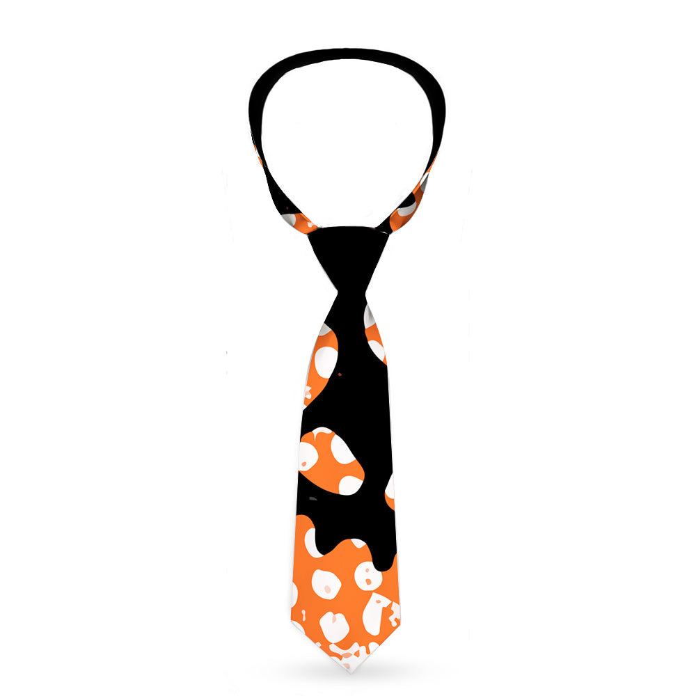 Buckle-Down Necktie - Grunge Gears Orange Neckties Buckle-Down   