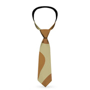 Buckle-Down Necktie - Giraffe Spots Tan/Brown Neckties Buckle-Down   