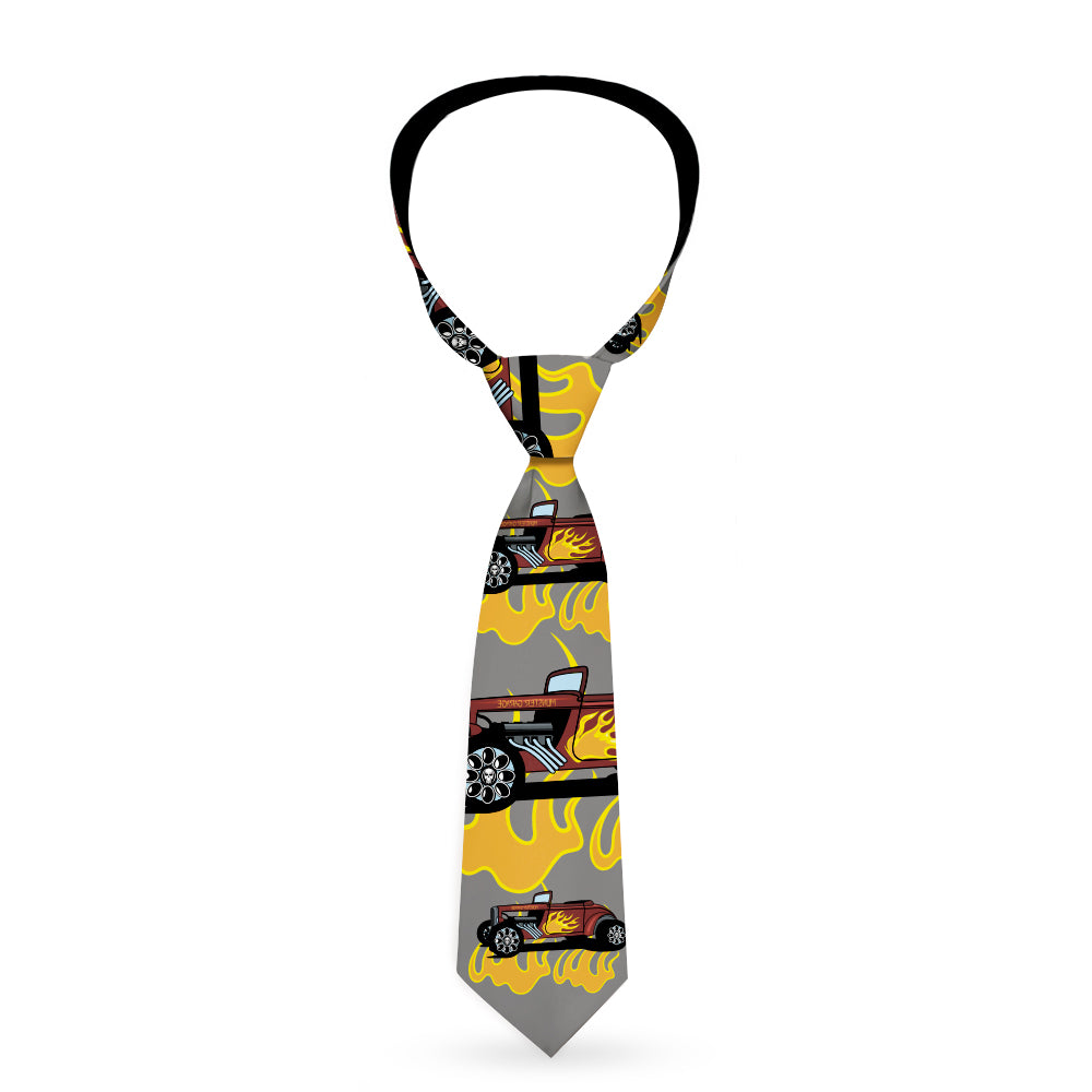 Buckle-Down Necktie - Hot Rod w/Flames Neckties Buckle-Down   