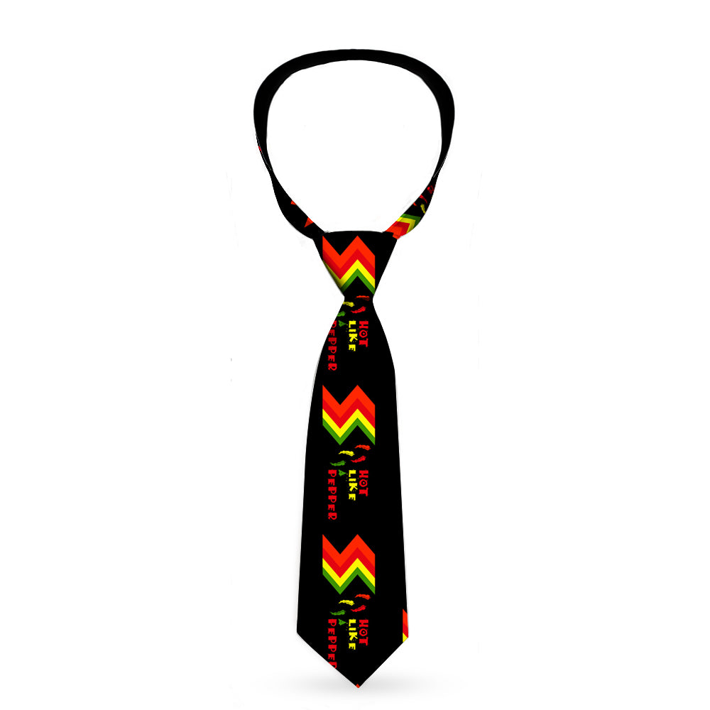 Buckle-Down Necktie - Hot Like A Pepper Neckties Buckle-Down   