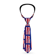 Buckle-Down Necktie - Hawaii Flags Weathered Blue/Red/White Neckties Buckle-Down   
