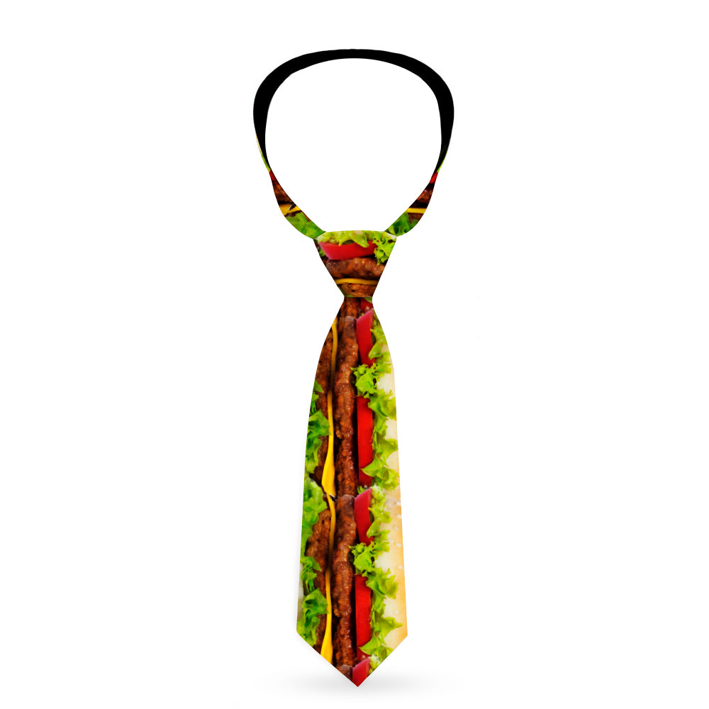 Buckle-Down Necktie - Hamburger Vivid Neckties Buckle-Down   