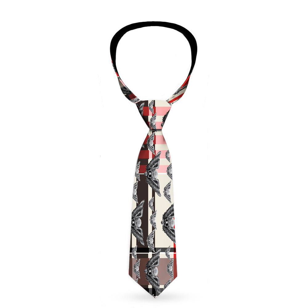 Buckle-Down Necktie - Irish Skulls/Plaid Neckties Buckle-Down   