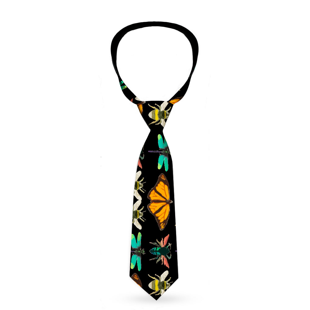 Buckle-Down Necktie - Insects C/U Black Neckties Buckle-Down   