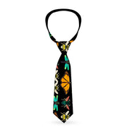 Buckle-Down Necktie - Insects C/U Black Neckties Buckle-Down   
