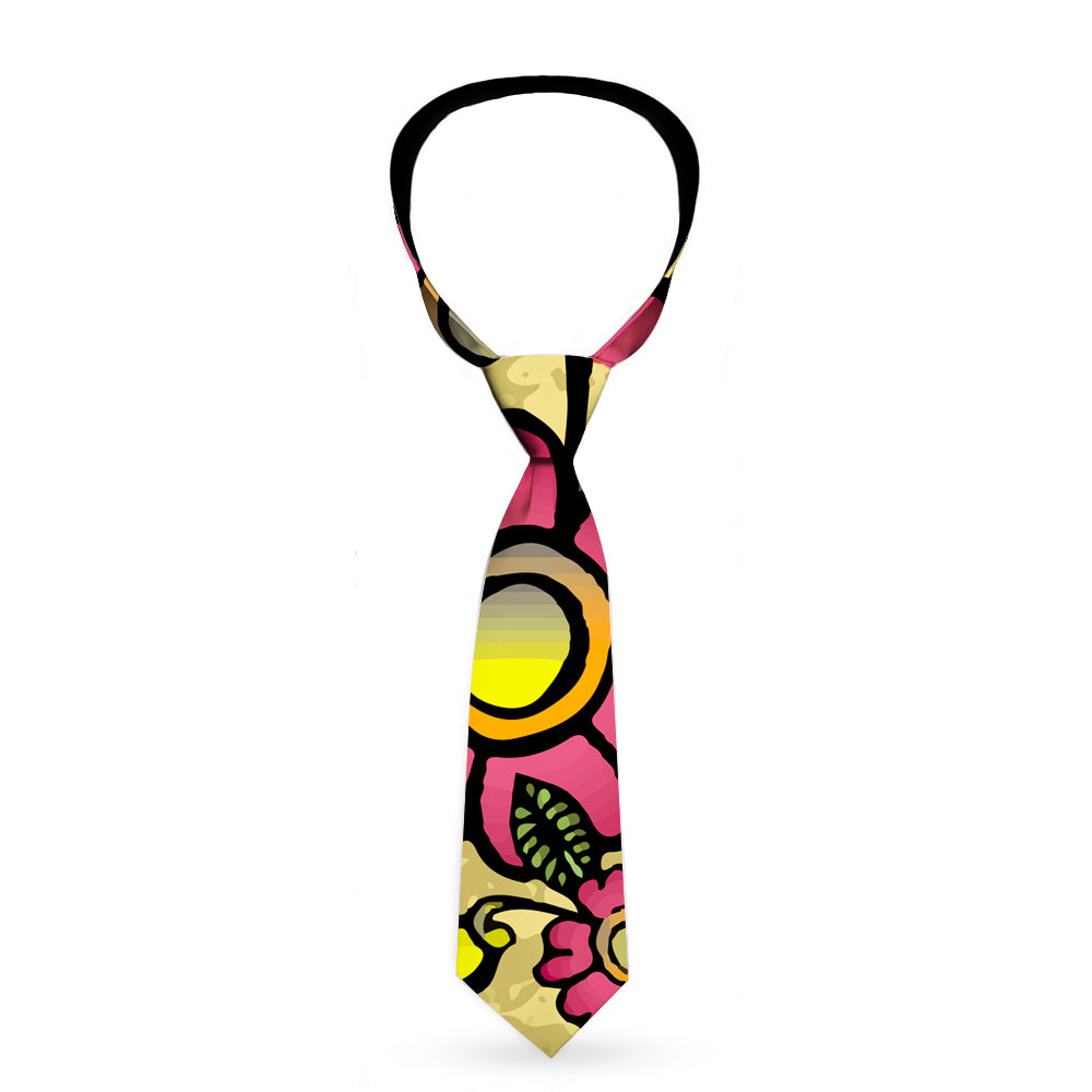 Buckle-Down Necktie - Love Kills Tan Neckties Buckle-Down   