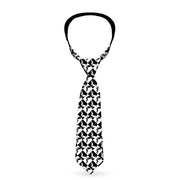 Buckle-Down Necktie - Mud Flap Girl Diamonds Black/White Neckties Buckle-Down   