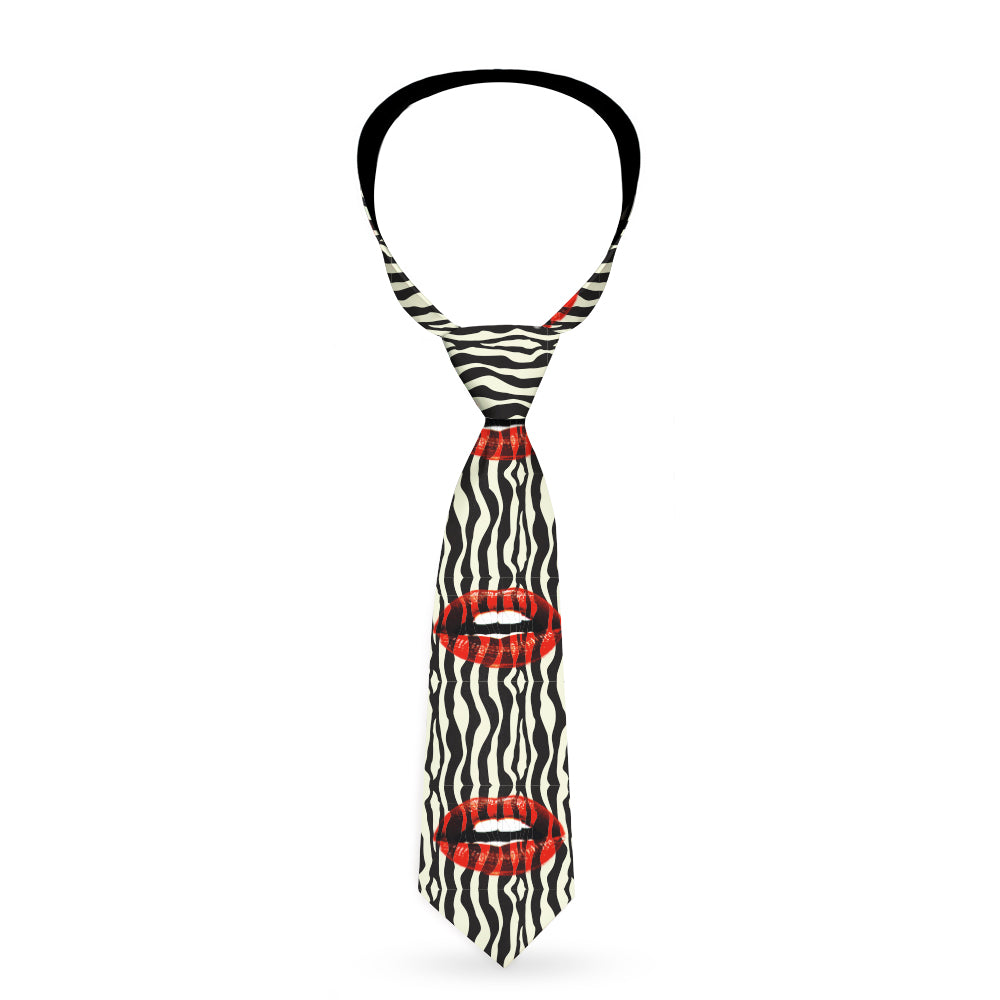 Buckle-Down Necktie - Mouth Zebra Neckties Buckle-Down   