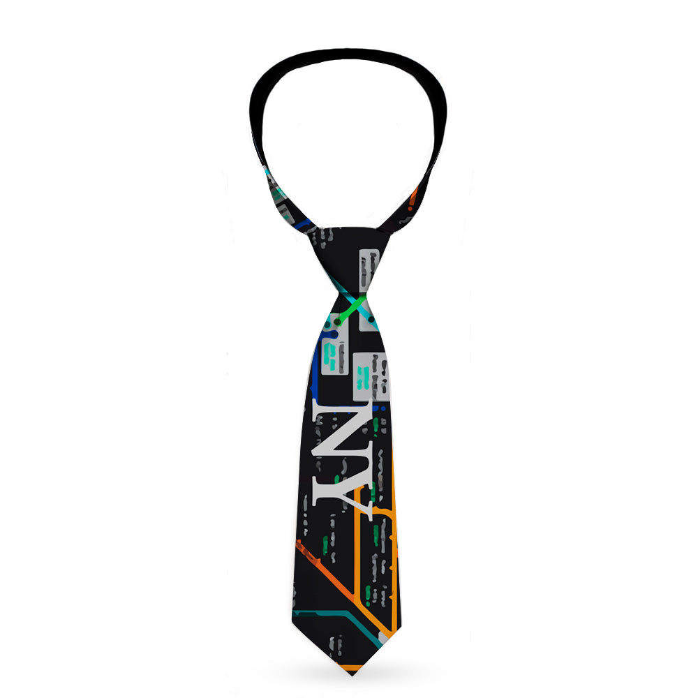 Buckle-Down Necktie - New York Subway Neckties Buckle-Down   
