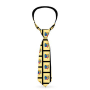Buckle-Down Necktie - New Jersey Flags/Black Neckties Buckle-Down   