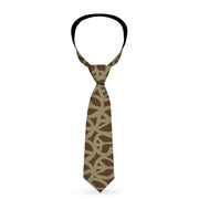 Buckle-Down Necktie - Peace Brown/Olive Neckties Buckle-Down   