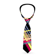 Buckle-Down Necktie - Plaid Black/Yellow/Red/Blue/Orange Neckties Buckle-Down   