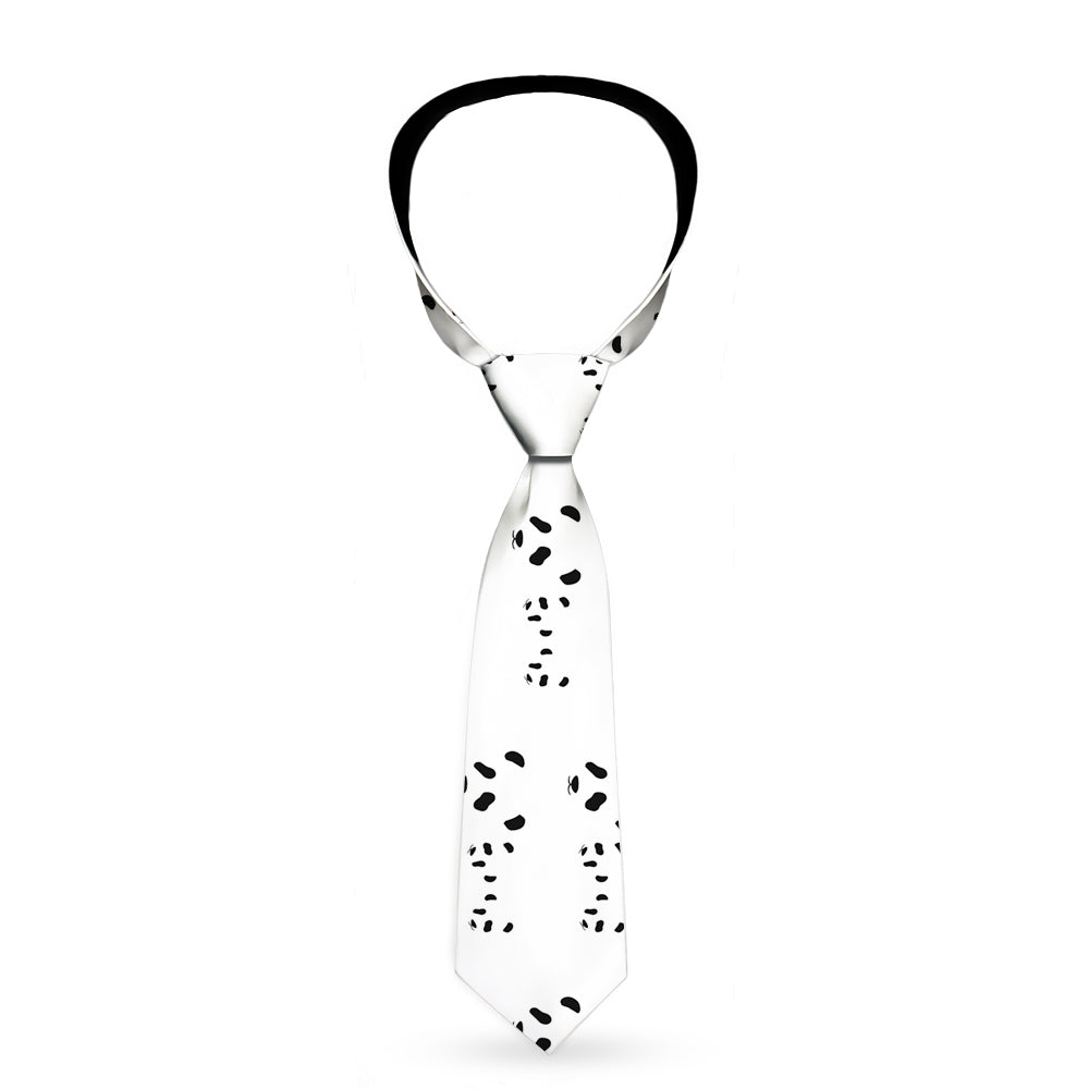 Buckle-Down Necktie - Panda Bear Spots Neckties Buckle-Down   