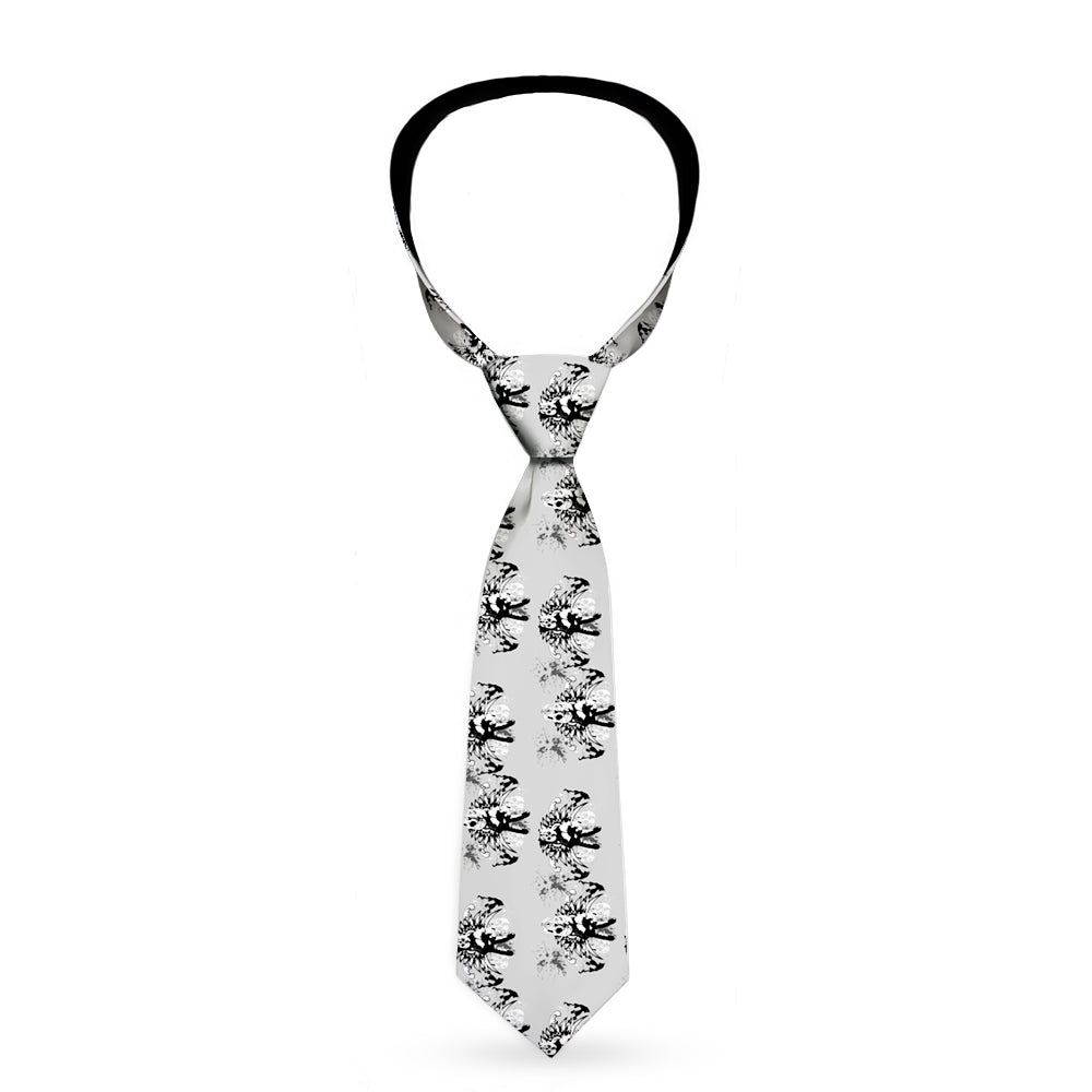 Buckle-Down Necktie - Peace w/Wings Gray Neckties Buckle-Down   
