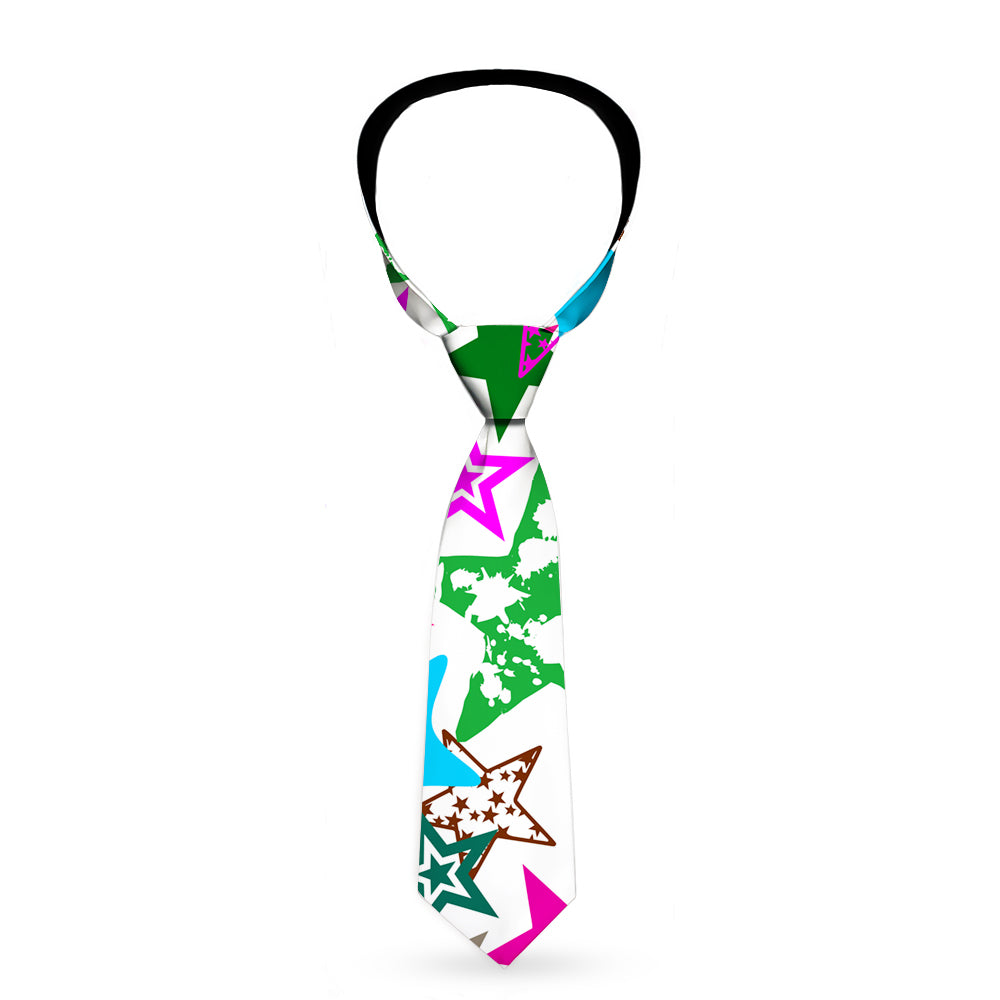 Buckle-Down Necktie - Stargazer White/Multi Color Neckties Buckle-Down   