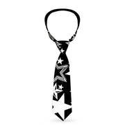 Buckle-Down Necktie - Stargazer Black/White Neckties Buckle-Down   