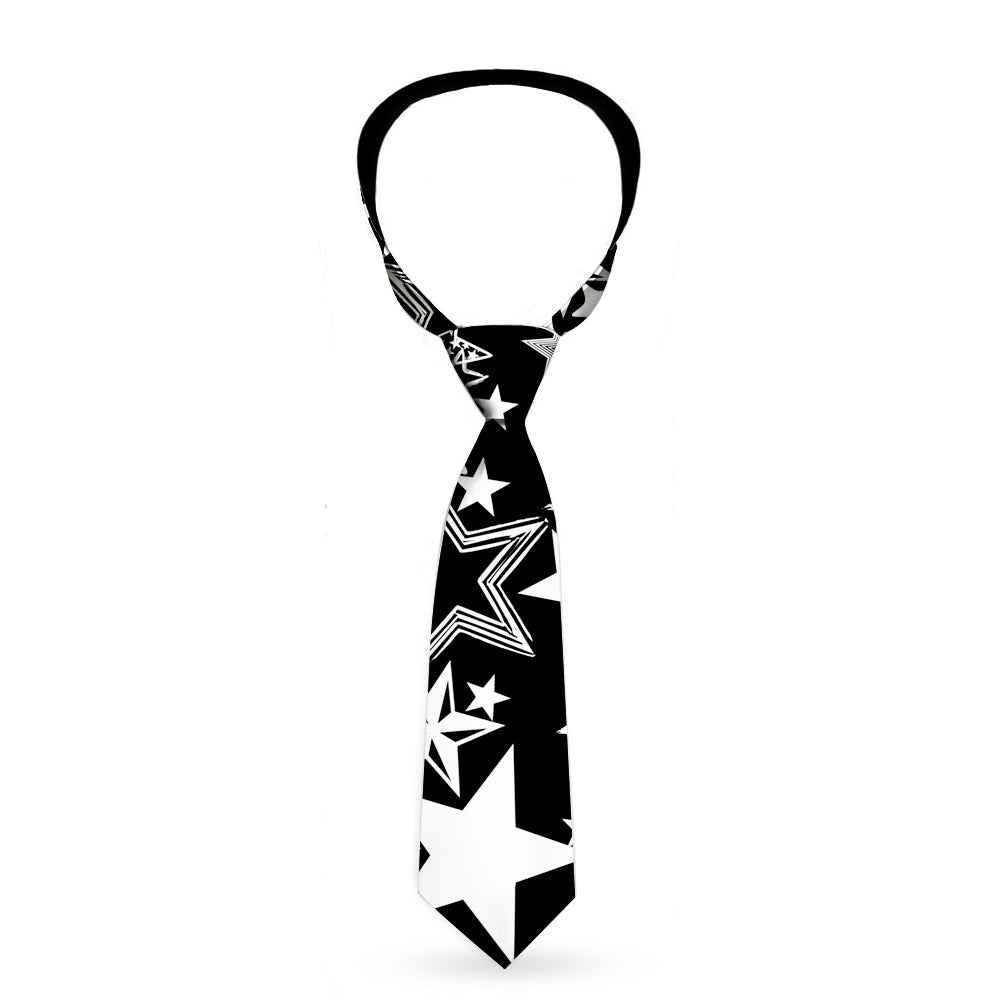 Buckle-Down Necktie - Stargazer Black/White Neckties Buckle-Down   