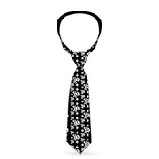 Buckle-Down Necktie - Skulls & Stars Black/White Neckties Buckle-Down   