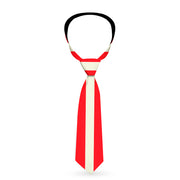 Necktie Standard - Stripes Red/White/Red Neckties Buckle-Down   