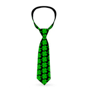 Buckle-Down Necktie - St. Pat's Black/Green Neckties Buckle-Down   