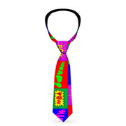 Buckle-Down Necktie - Sound Effect Blocks Multi Color Neckties Buckle-Down   