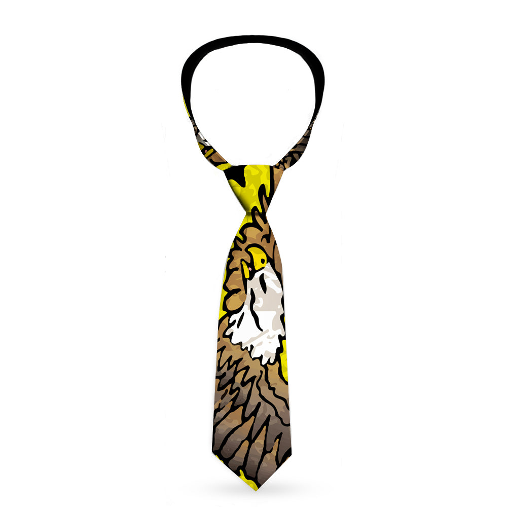 Buckle-Down Necktie - Truth and Justice C/U Yellow Neckties Buckle-Down   