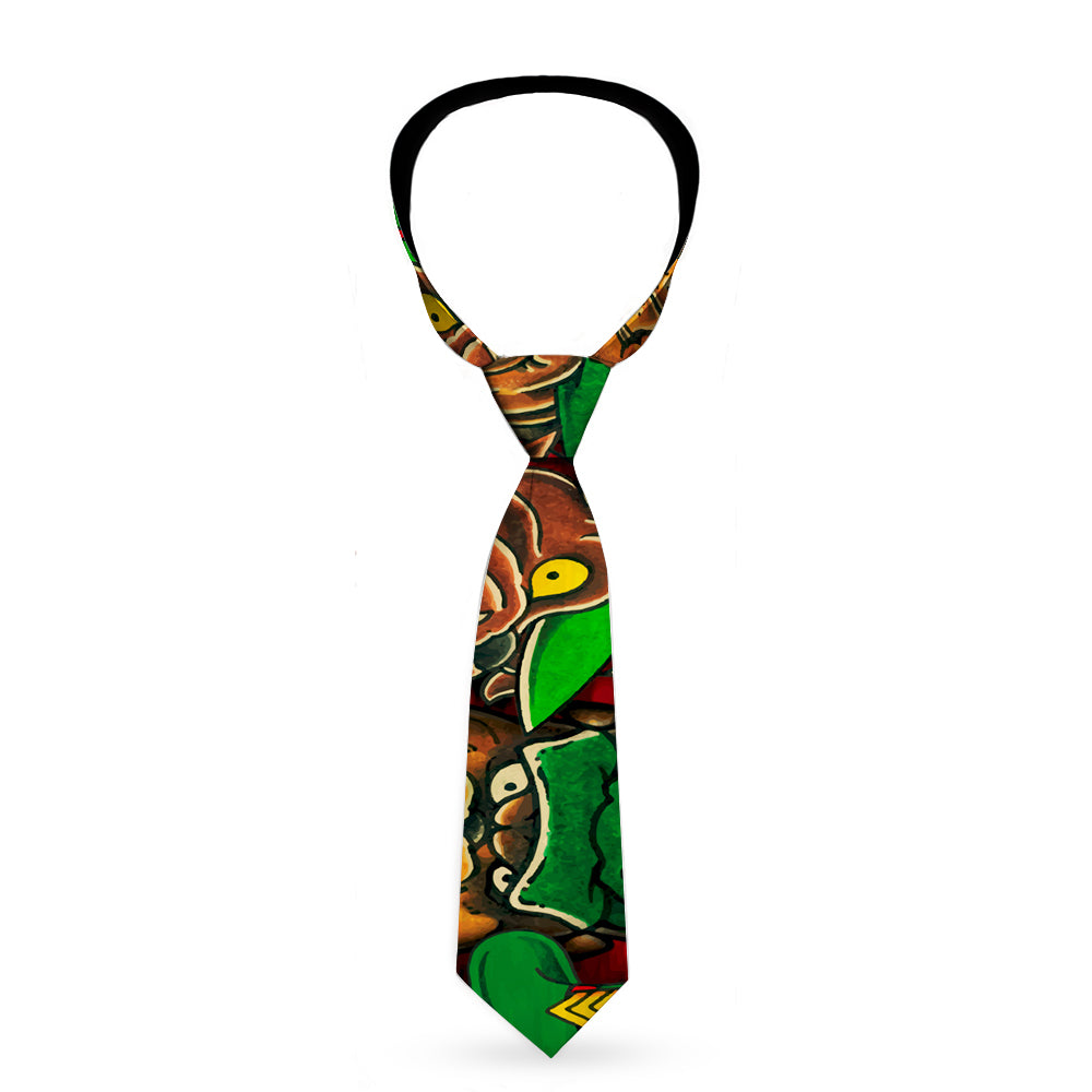 Buckle-Down Necktie - TJ-Bulldog USMC Neckties Tattoo Johnny