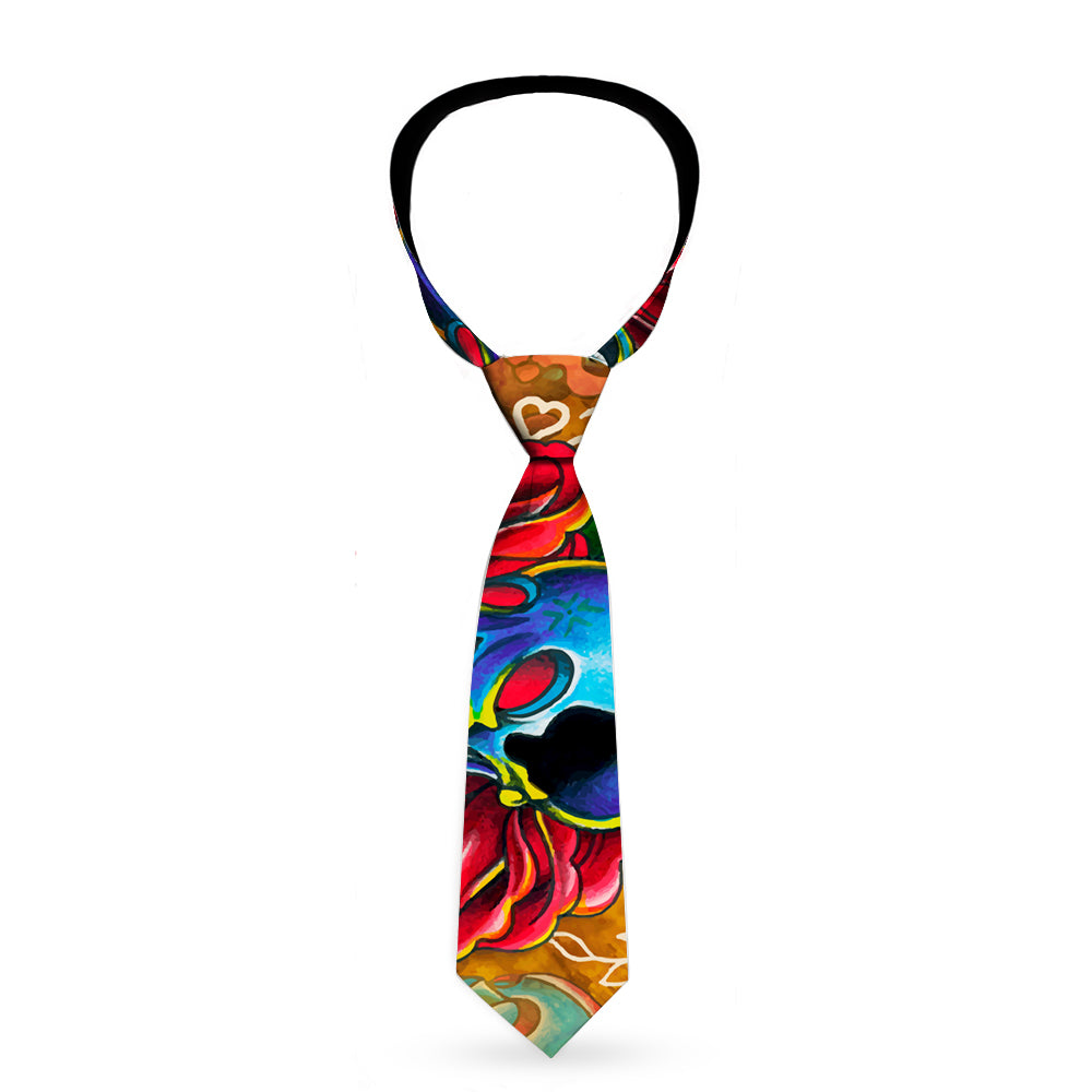 Buckle-Down Necktie - TJ-Candles & Skulls Neckties Tattoo Johnny