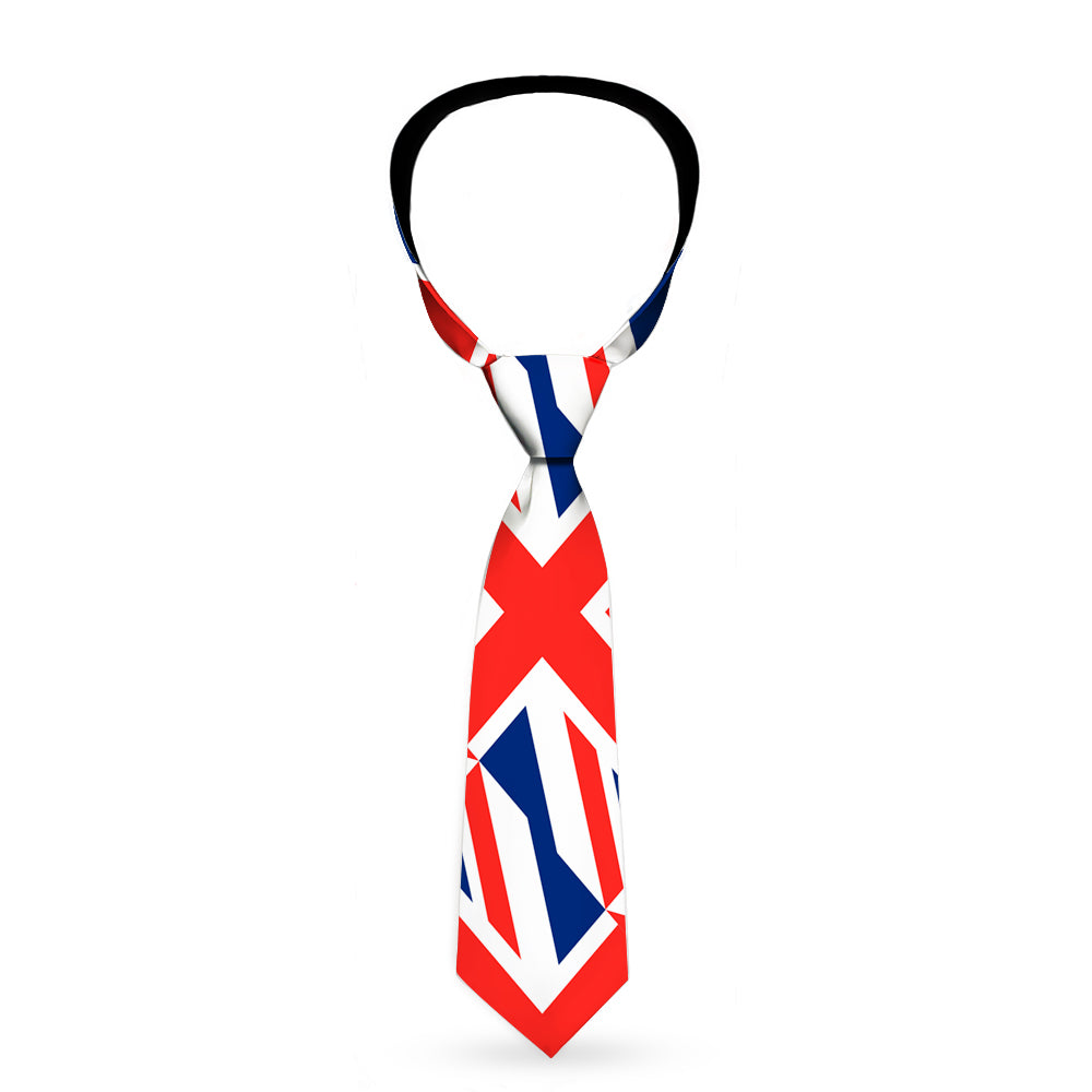 Buckle-Down Necktie - United Kingdom Flags Diagonal Neckties Buckle-Down   