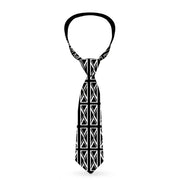 Buckle-Down Necktie - Union Jack Distressed Black/White Neckties Buckle-Down   