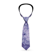 Buckle-Down Necktie - Vivid Floral Collage2 Blues Neckties Buckle-Down   