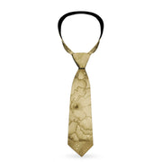 Buckle-Down Necktie - Vivid Floral Collage2 Sepia Neckties Buckle-Down   