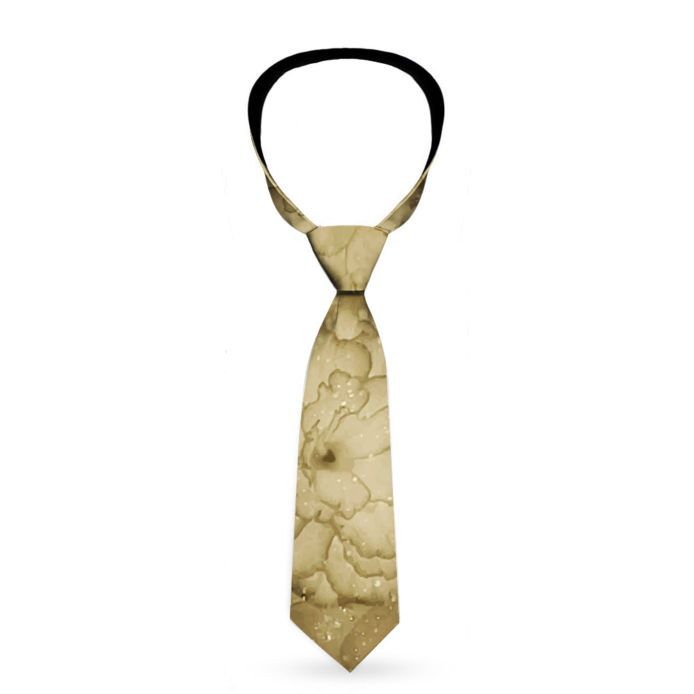 Buckle-Down Necktie - Vivid Floral Collage2 Sepia Neckties Buckle-Down   