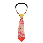 Buckle-Down Necktie - Vivid Floral Collage2 Yellows/Pinks/Oranges Neckties Buckle-Down   