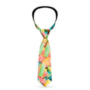 Buckle-Down Necktie - Vivid Sour Worms Stacked Neckties Buckle-Down   