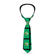 Buckle-Down Necktie - Washington Flags/Black Neckties Buckle-Down   