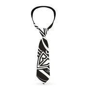 Buckle-Down Necktie - BD Logo/BUCKLE-DOWN Script Black/White Neckties Buckle-Down   