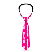Buckle-Down Necktie - BUCKLE-DOWN Shapes Hot Pink/White Neckties Buckle-Down   