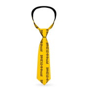 Buckle-Down Necktie - BUCKLE-DOWN Shapes Gold/Leopard Brown Neckties Buckle-Down   