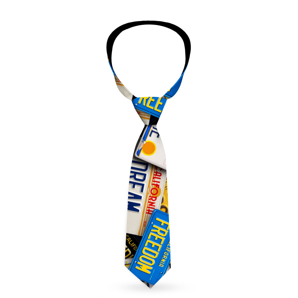 Buckle-Down Necktie - Cali License Plates Stacked Neckties Buckle-Down   