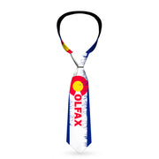 Buckle-Down Necktie - COLFAX Colorado Flag Weathered Neckties Buckle-Down   